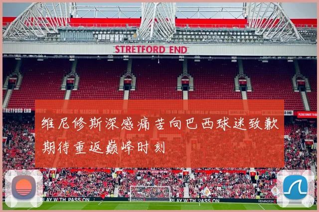 维尼修斯深感痛苦向巴西球迷致歉期待重返巅峰时刻